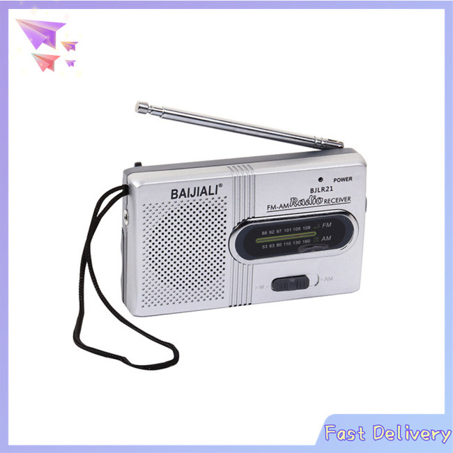 Portable A F Radio, Ini Stereo Pocket Radio Battery Operated Sall Radio, Telescopic Antenna - View #7
