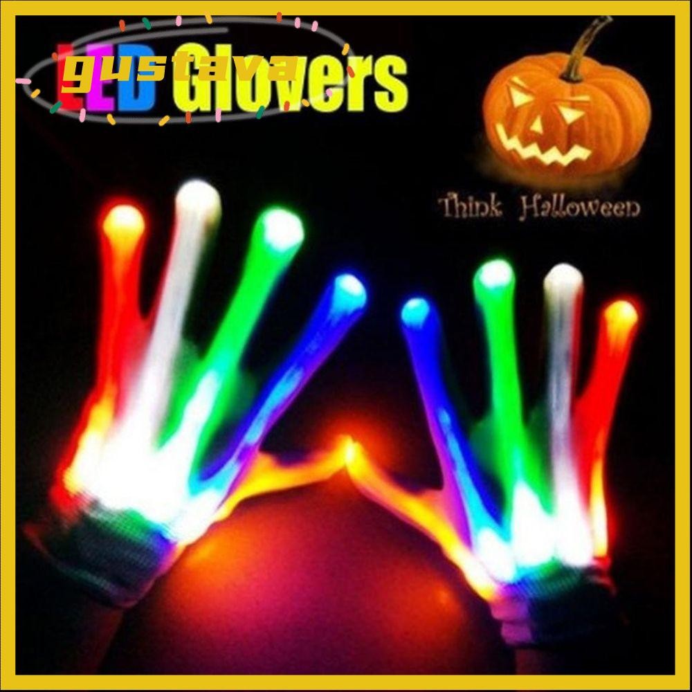 GUSTAVA Gloves Skeleton Party Neon Lights Halloween | Shopee Philippines