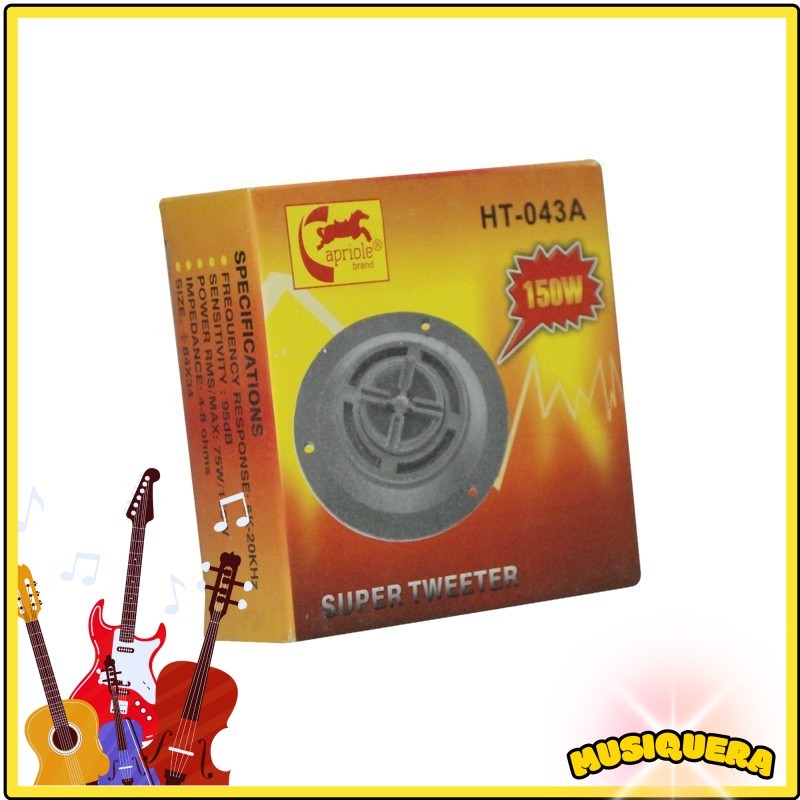 Lotto 10 Tweeter Piezoelettrici 85x85mm - 4/8 Ohm 225/115W - Universali