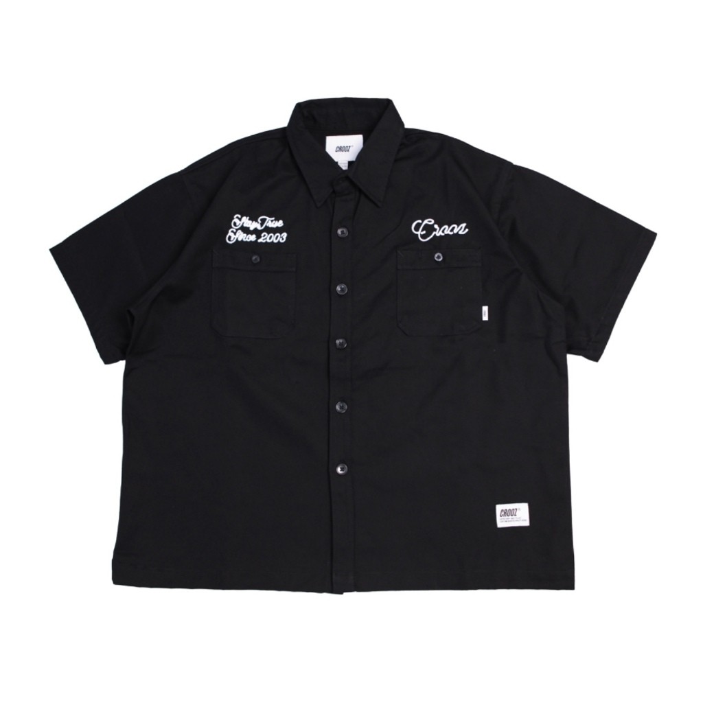 KEMEJA CROOZ BTL WORK SHIRT | SUPER HEAVYWEIGHT TWILL | OVERSIZED BOXY ...