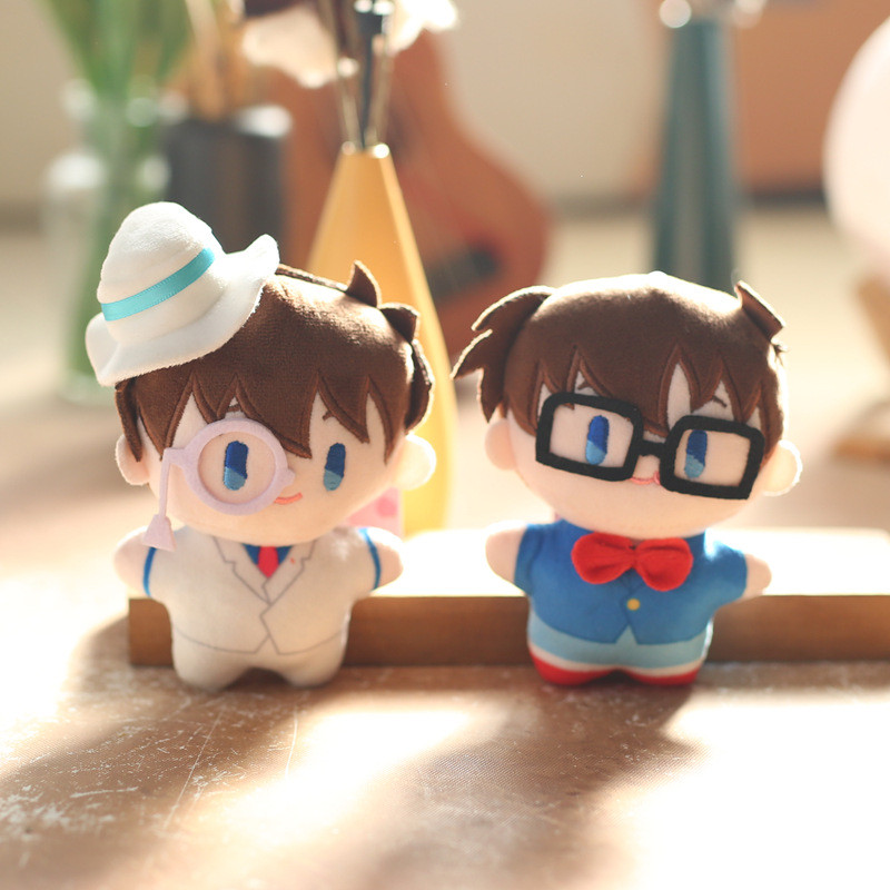 Detective Conan Plush Doll,11cm sitting Plush toys Pendant, key chain