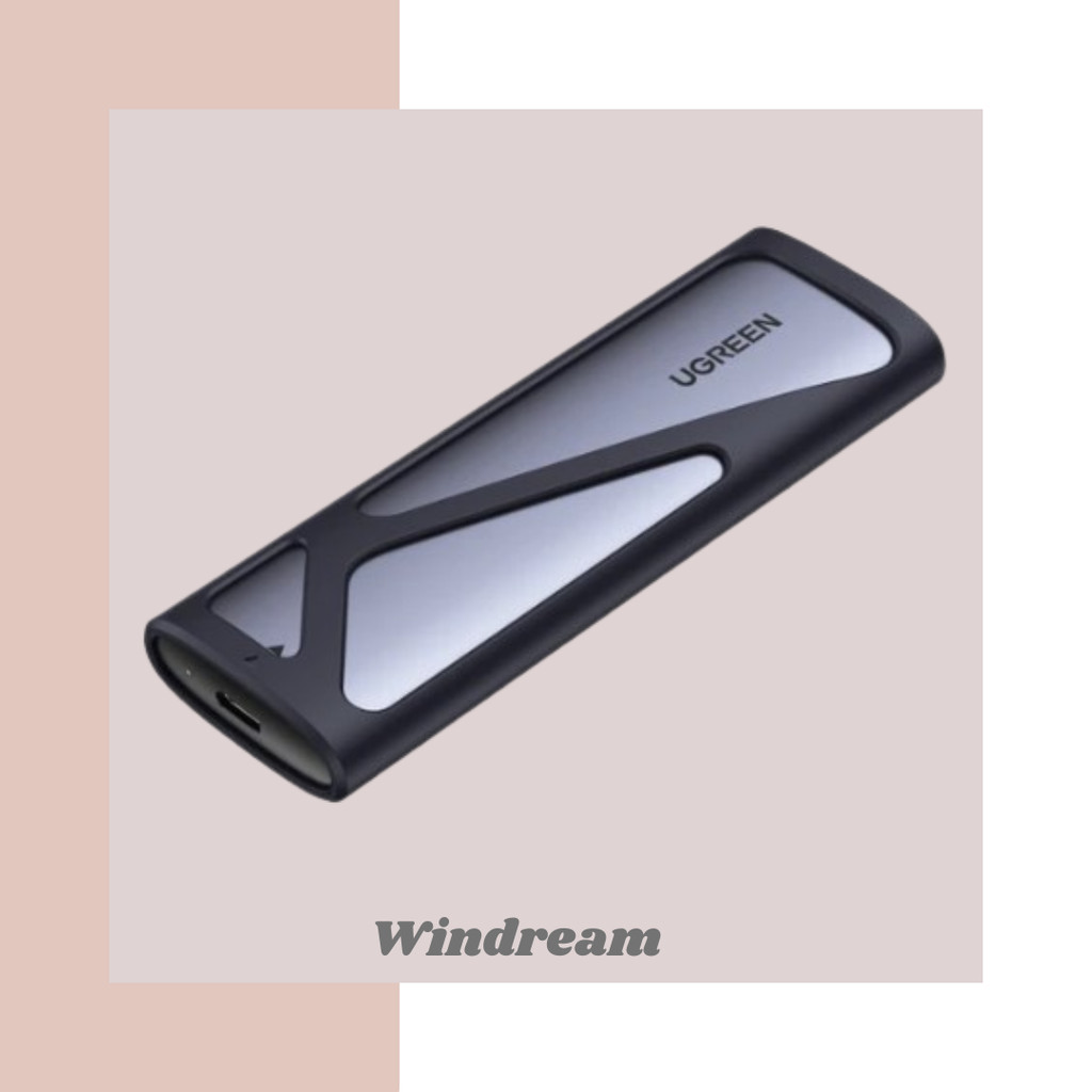 Custodia SSD UGREEN M2 M.2 NVMe 10Gbps USB C 3.2 Gen2 custodia SSD adattatore SSD esterno senza attrezzi supporta chiavi M e B & M  7