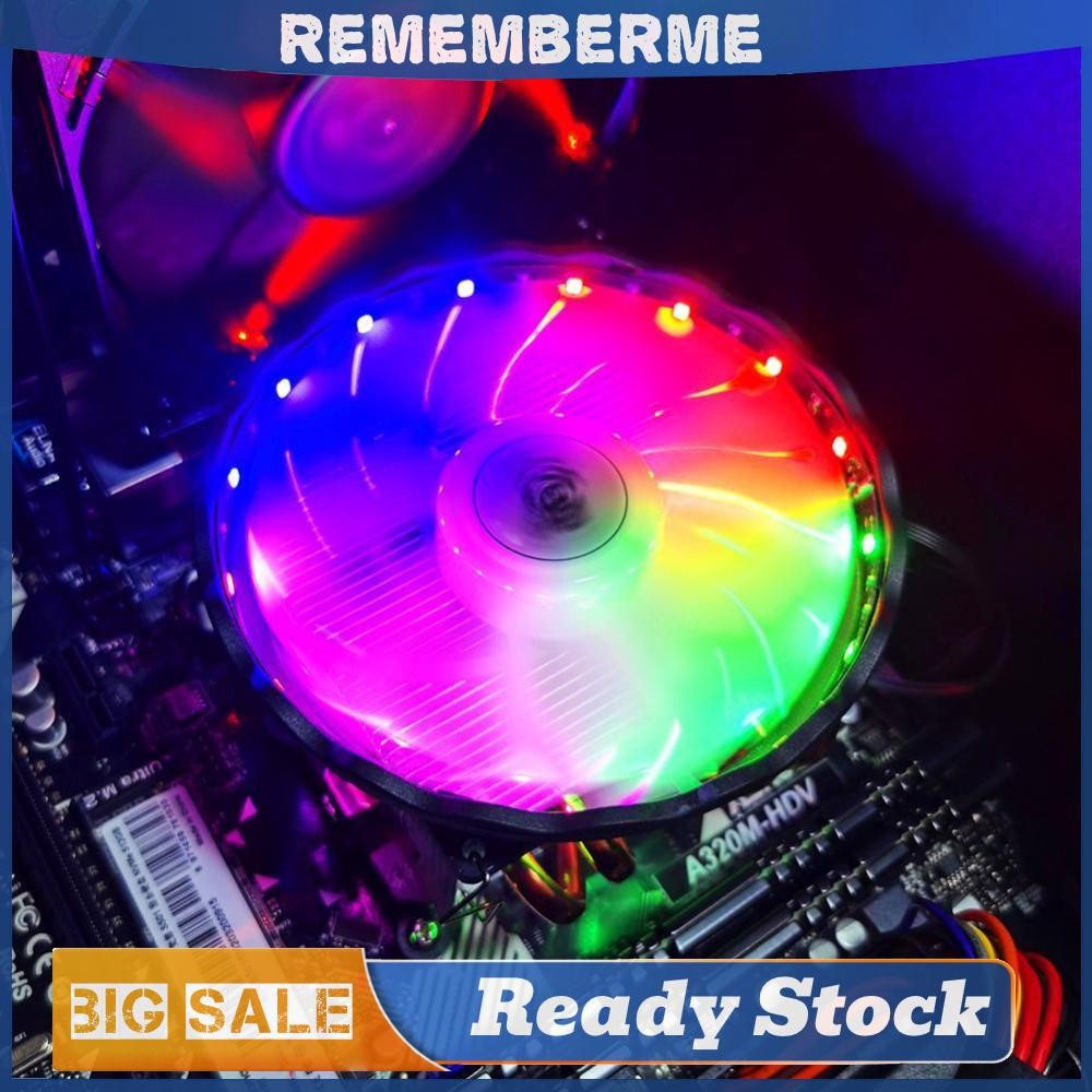 4 Heat Pipes CPU Cooler PWM 4 Pin PC Radiator Quiet Cooling Fan ...