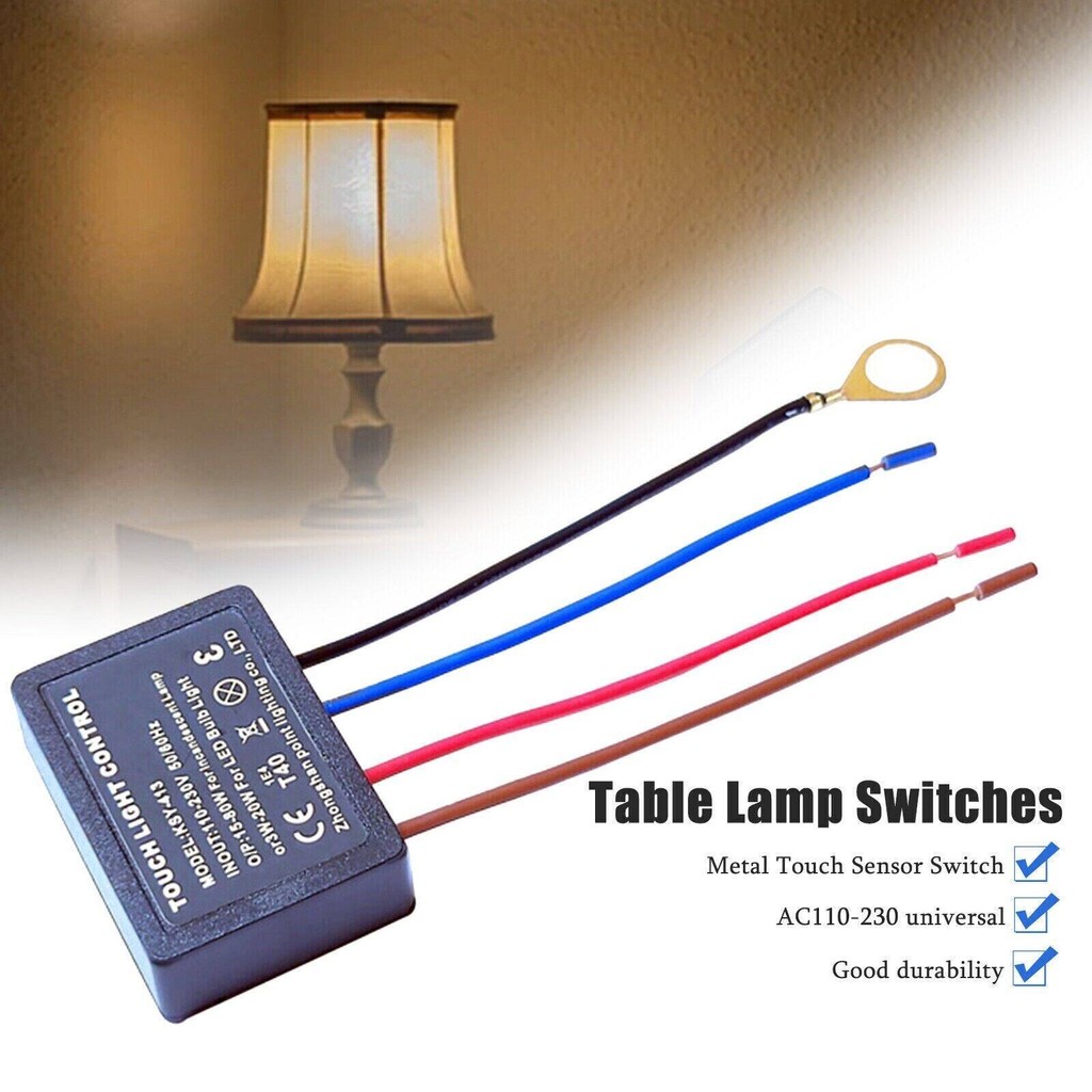 3-Way Touch Control Dimmer Switch LED Desk Lamp Sensor Repair Kit ...