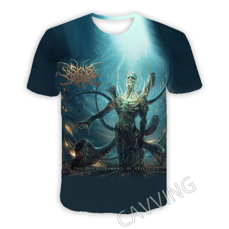 New Fashion Men's 3D Print Signs of The Swarm Band Casual T-shirts Hip ...