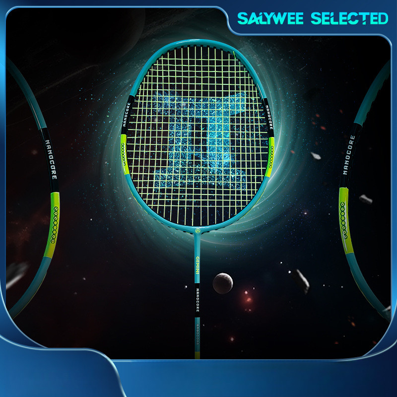 ALP's new fluorescent badminton racket composite carbon fiber 4U ...