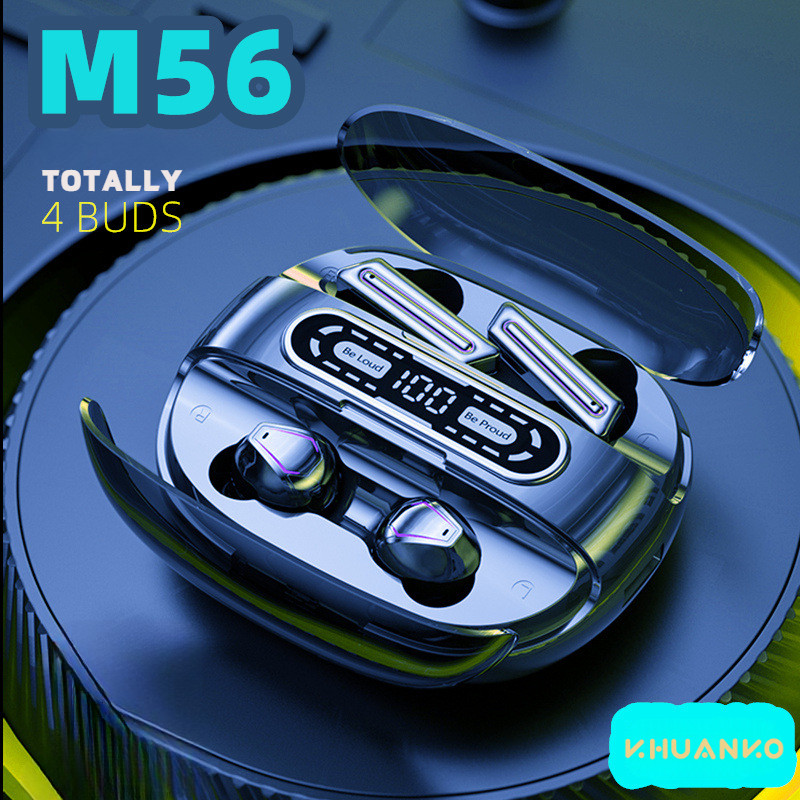 M56 Bluetooth earphones for couples, four pieces, two pairs, touch ...