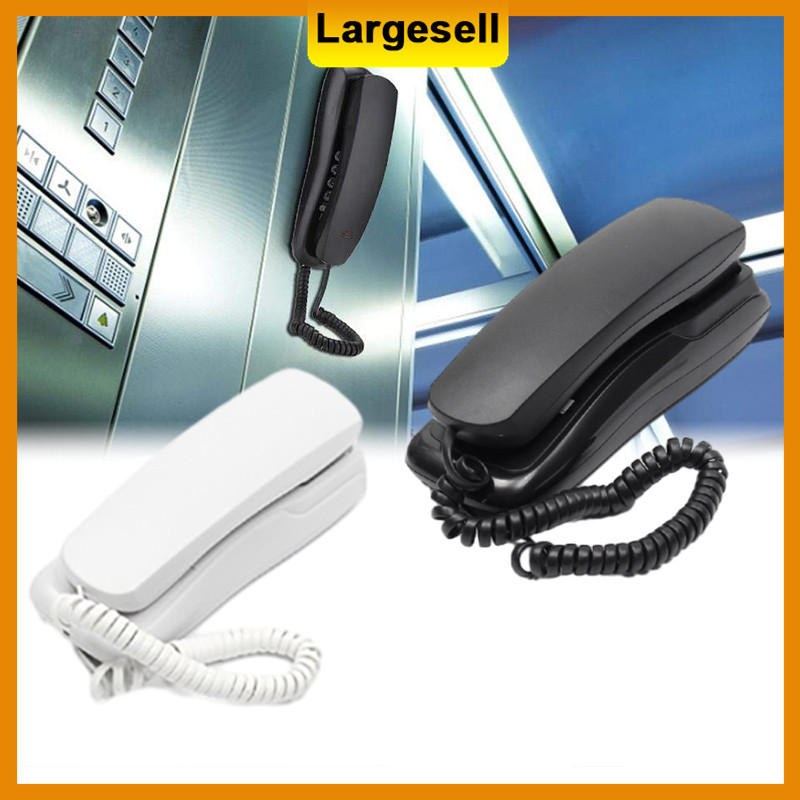 Small Wall Mounted Corded Telephone Home Office Hotel Wall Fixed ...
