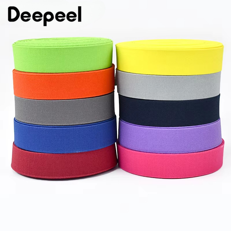 1Meter 50mm Polyester Waistband Elastic Band Pants Rubber Ribbons Strap ...