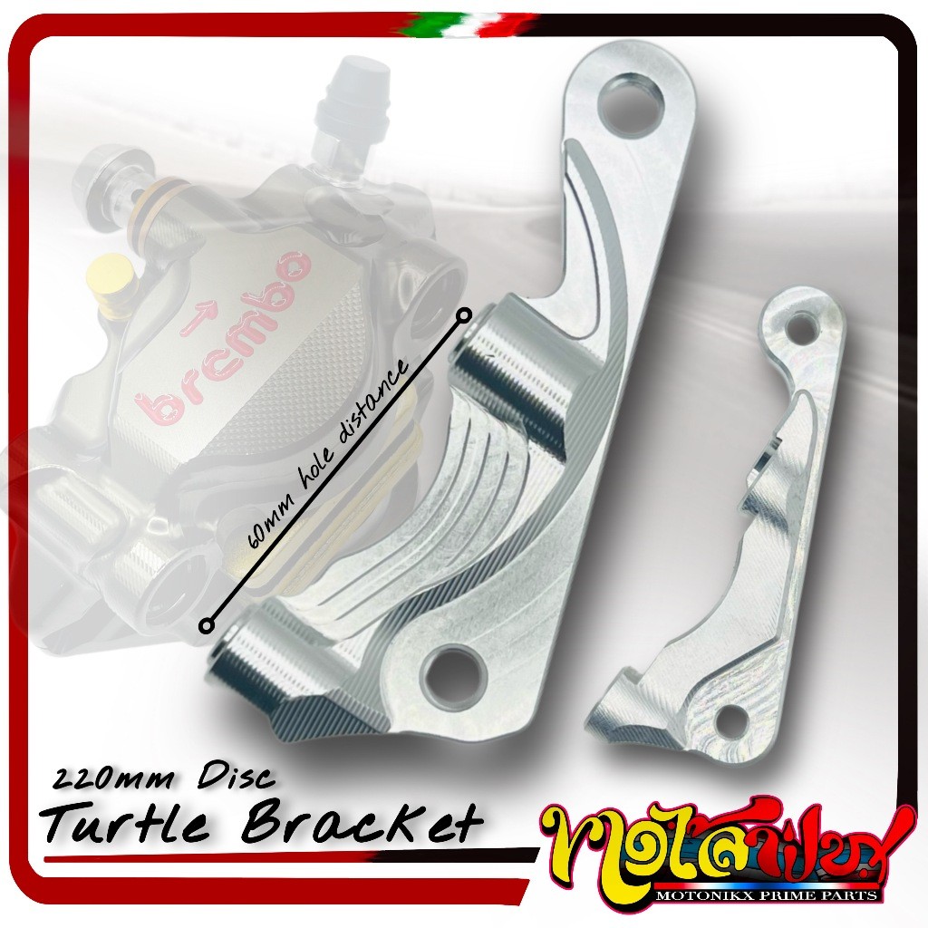 Cnc Alloy Bracket - For Turtle Back / Nickel Caliper | Shopee Philippines