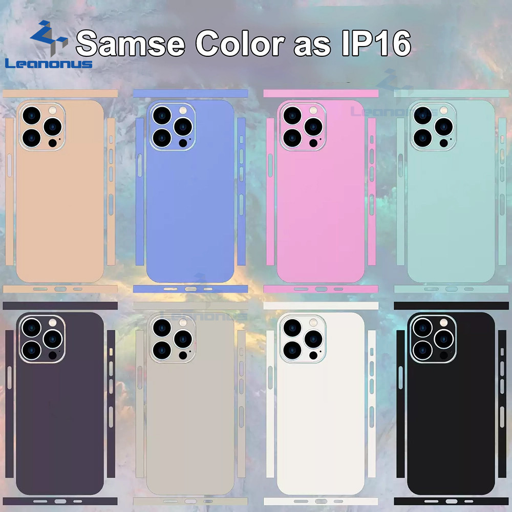 Original IP16 Color Decal Skin Back Protector with Side Film 13Promax ...