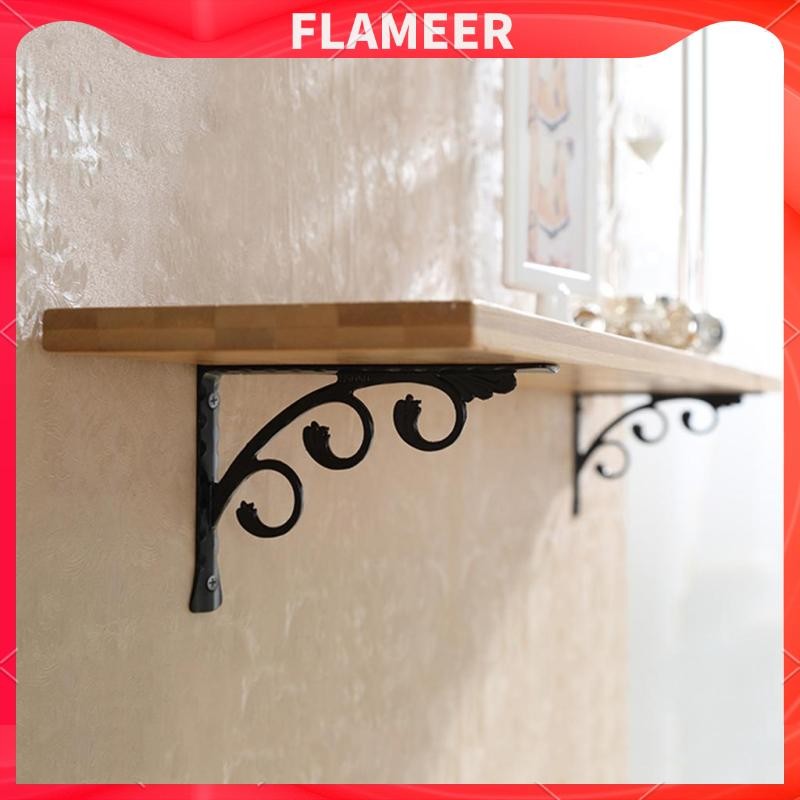2pcs Wall Shelf Bracket, L Shaped Supporter Corner Brace, Kitchen Oven ...