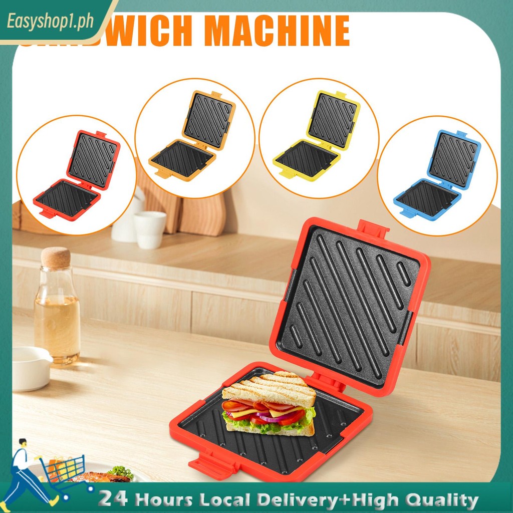 Microwave Toastie Sandwich Maker with Gloves Nonstick Microwave Toaster ...