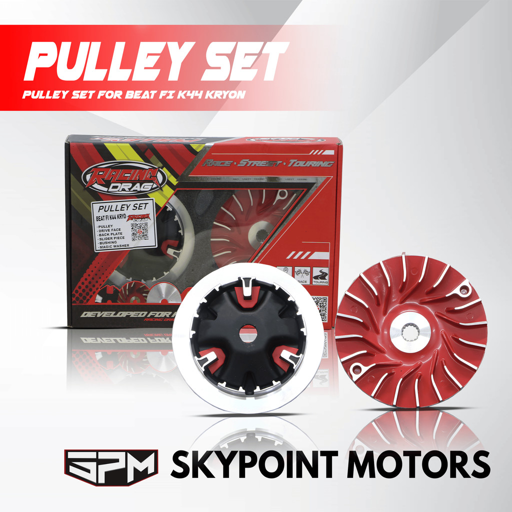 RACING DRAG PULLEY SET FOR BEAT FI K44 KRYON-HIGH PERFORMANCE | Shopee ...
