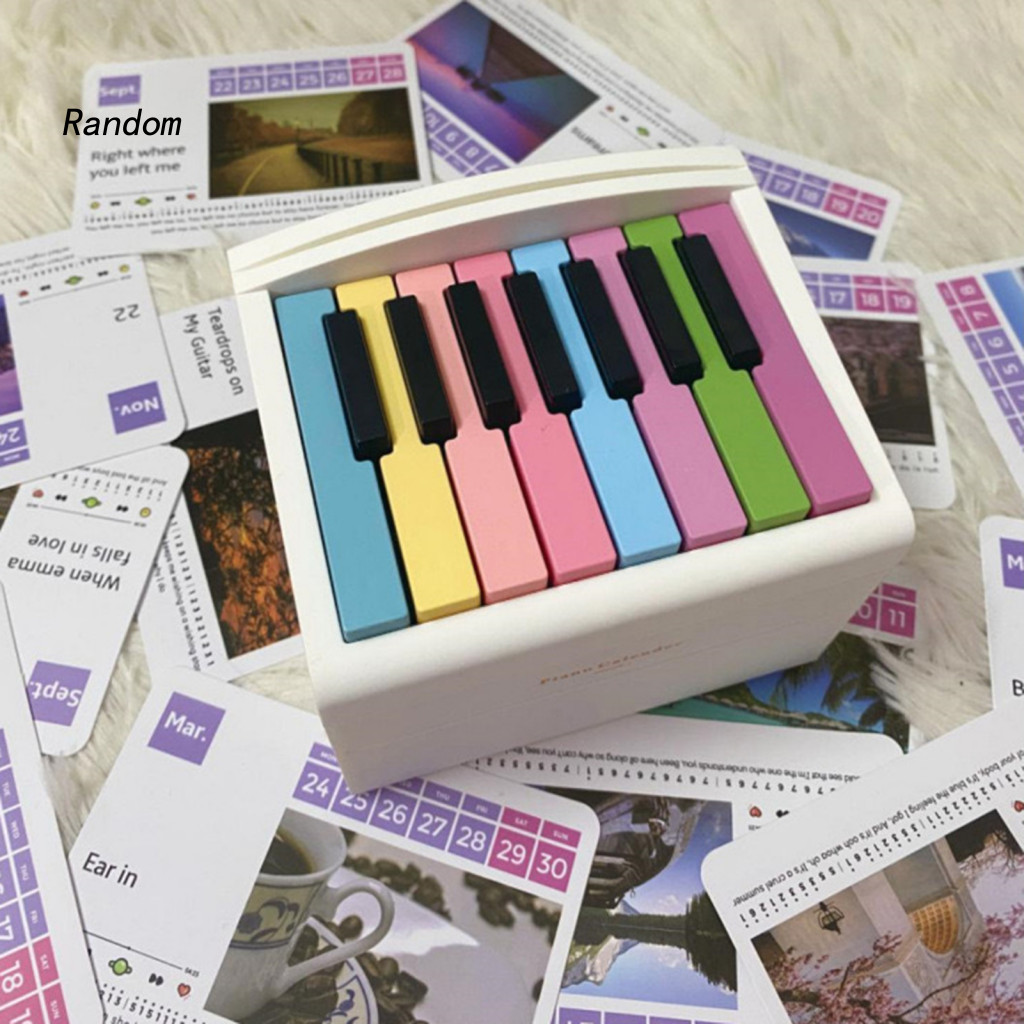 RAN Piano Calendar with Adjustable Volume Highdefinition Photo