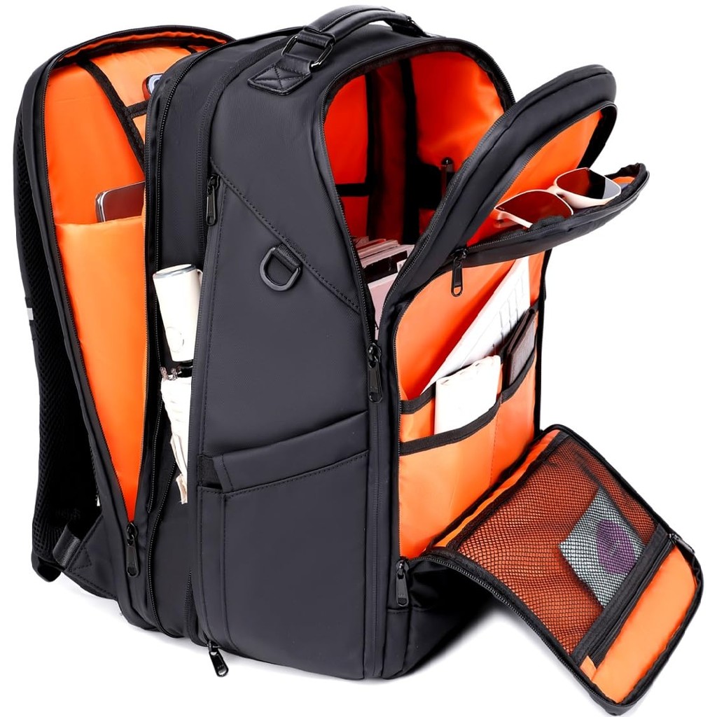 [ABIBA] Business Backpack - Large Capacity Laptop Rucksack with USB ...