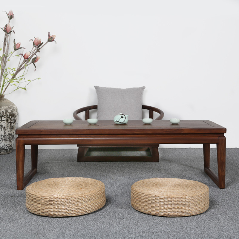 North American Black Walnut Japanese Style Solid Wood Floor Tea Table ...