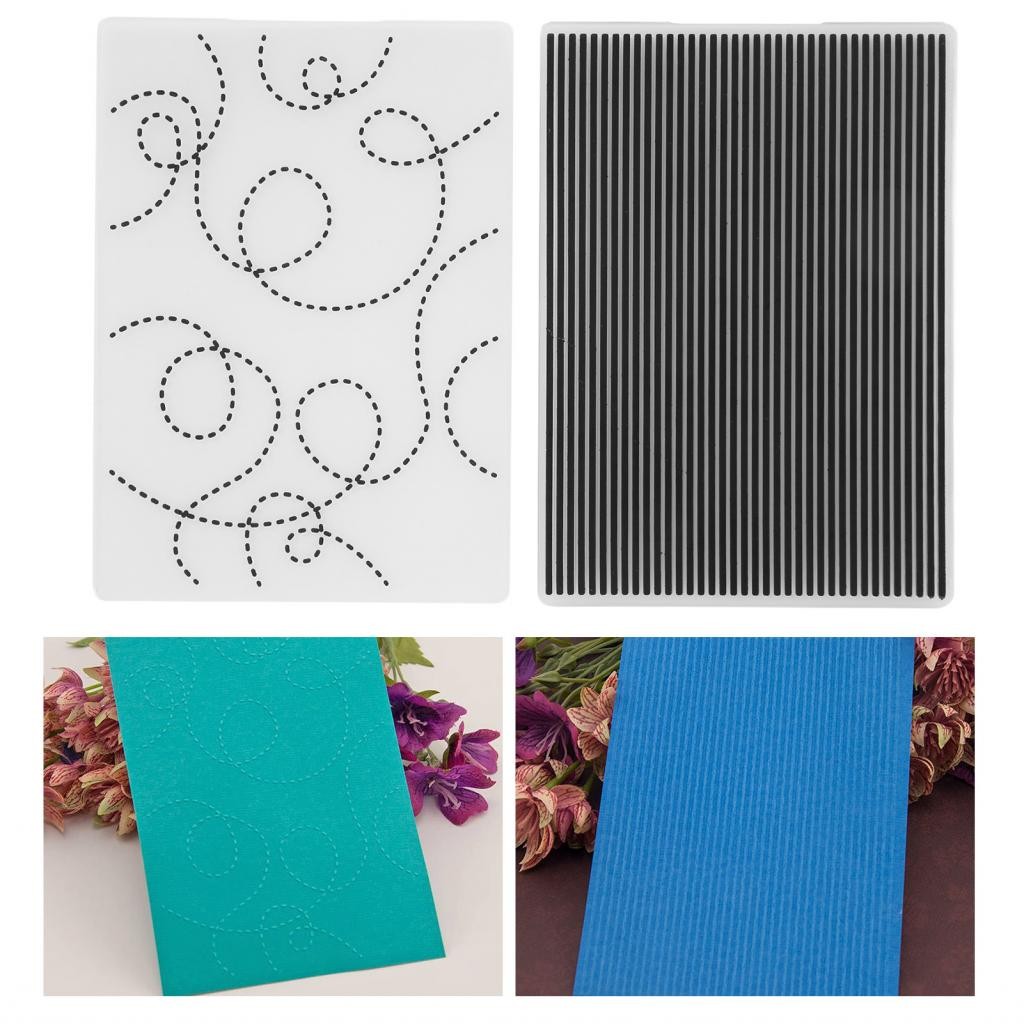 Buybest1 Plastic Embossing Folders DIY Craft Template For Invitation ...