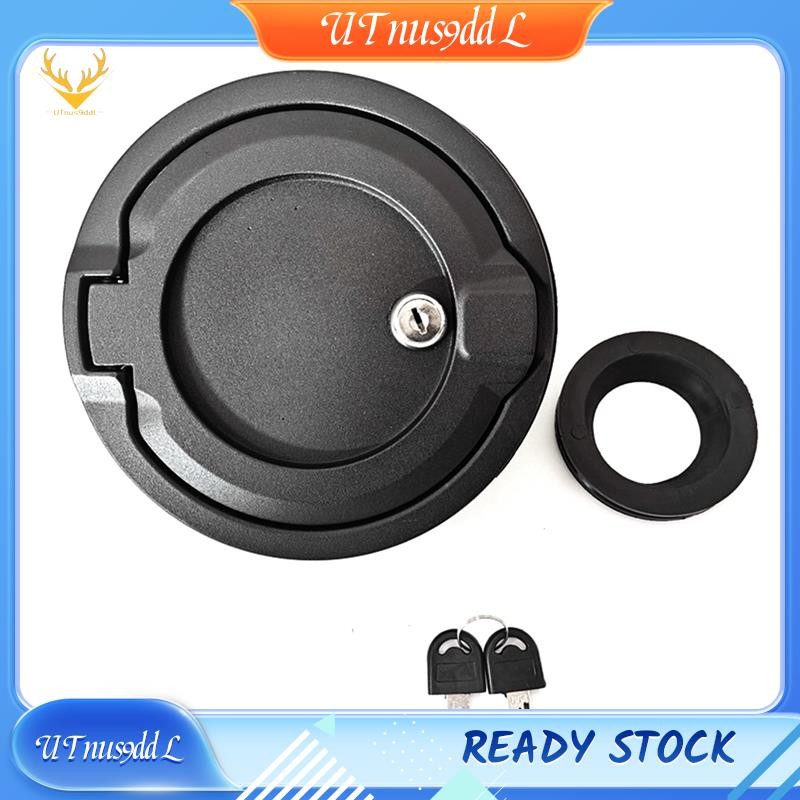 [UTnus9ddL] Car Fuel Gas Tank Cap Cover Locking Fuel Door with Key for