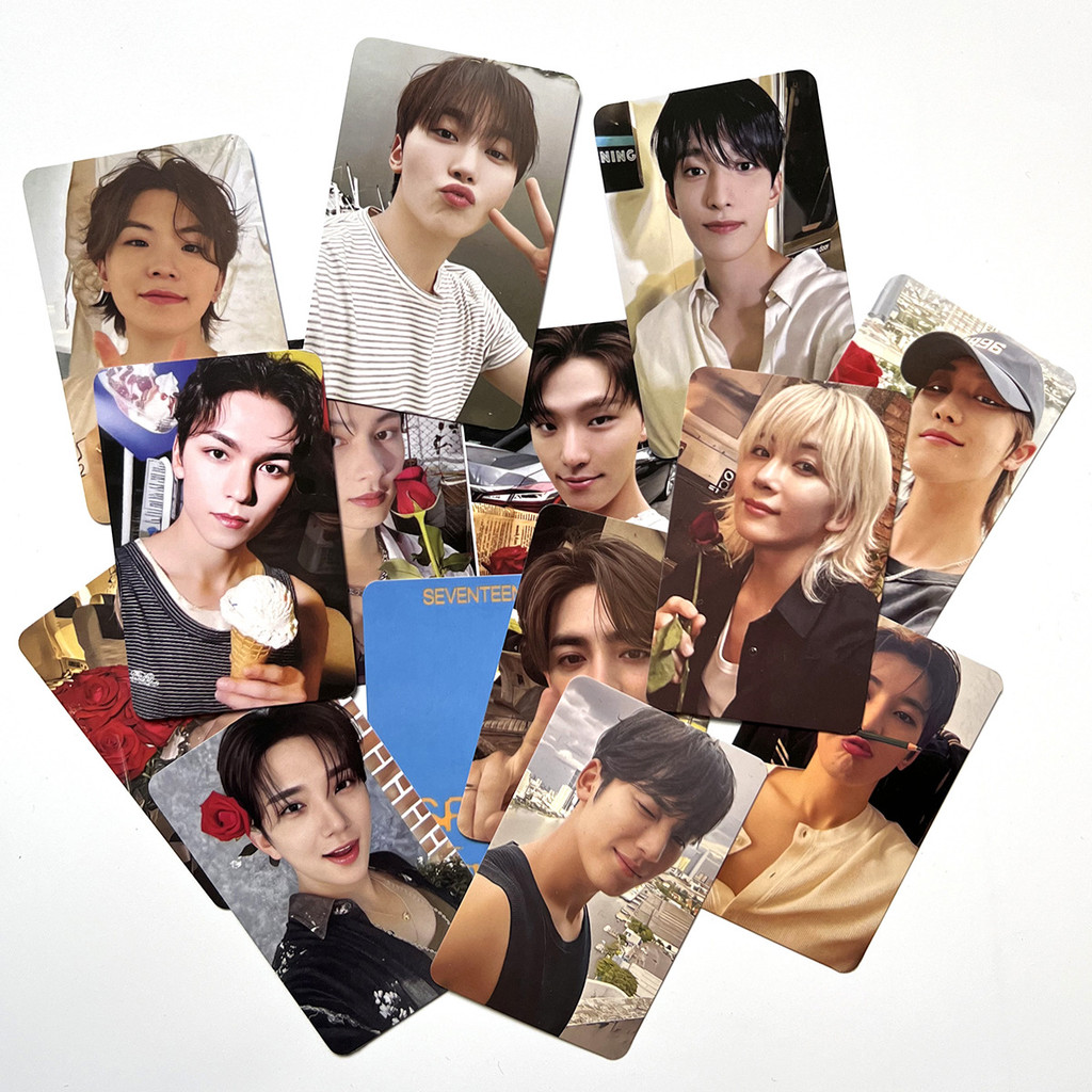 Kpop Idol SEVENTEEN 12th Mini Album SPILL THE FEELS Photo Card