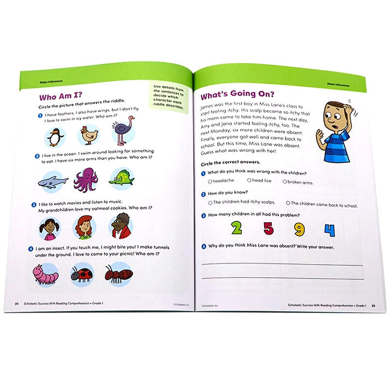 Scholastic Success with Reading Comprehension Grade 1 Paperback ...