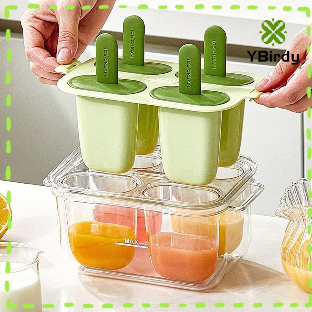 YRBWDYZDH Summer Ice Cream Mold, Portable Homemade Popsicle Mold, Food ...