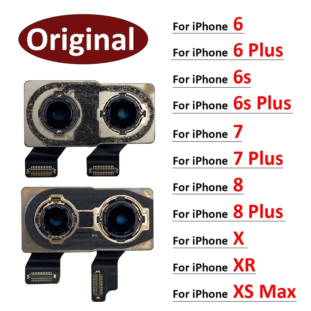 Rear Back Main Camera Module For Phone 6 6s 7 8 Plus X XR Xs Max Back ...