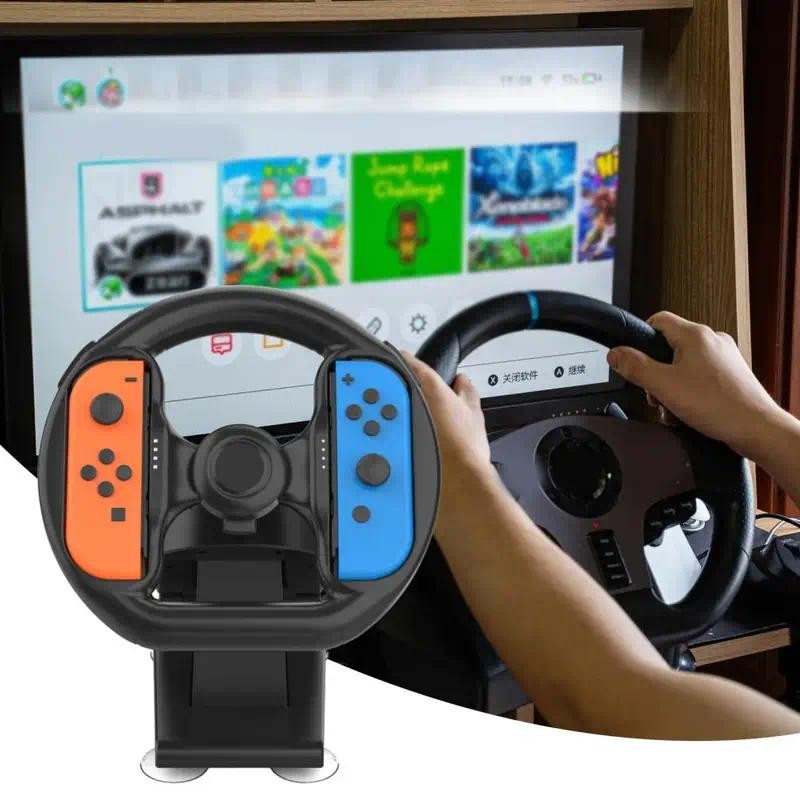 Switch JoyCon Steering Wheel For Racing Game Nintendo Switch Steering