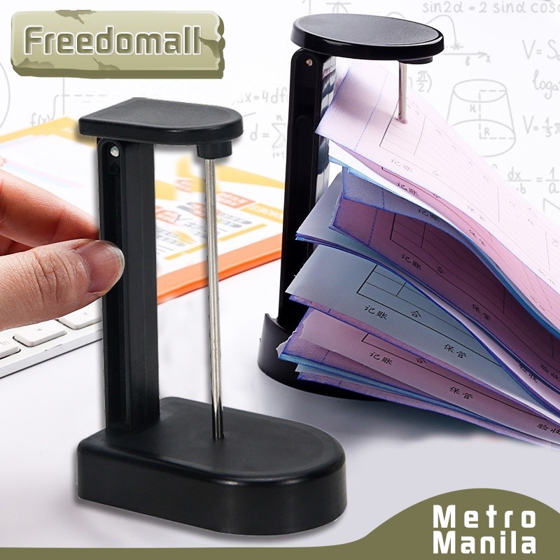 Desk Receipt Holder Spike Receipt Note Holder with Safety Protective ...