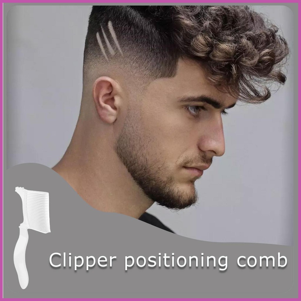 Fade Comb For Men Haircut Barber Gradient Positioning Combs Anti-Static ...