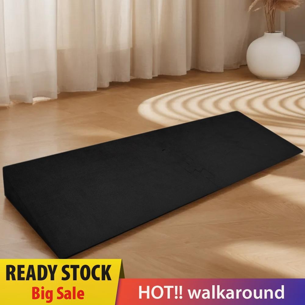 MuscleForge Squat Wedge Block - Slant Board For Calf Stretching, Squat Heel Support, Agility Training (Black EPP, Holds 200kg) - View #3