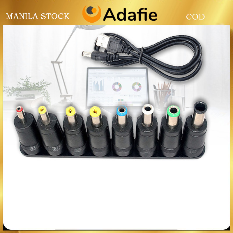 [Ada] 1M+8Pcs Universal 5V USB to DC Power Cable USB Jack Charging Cord ...