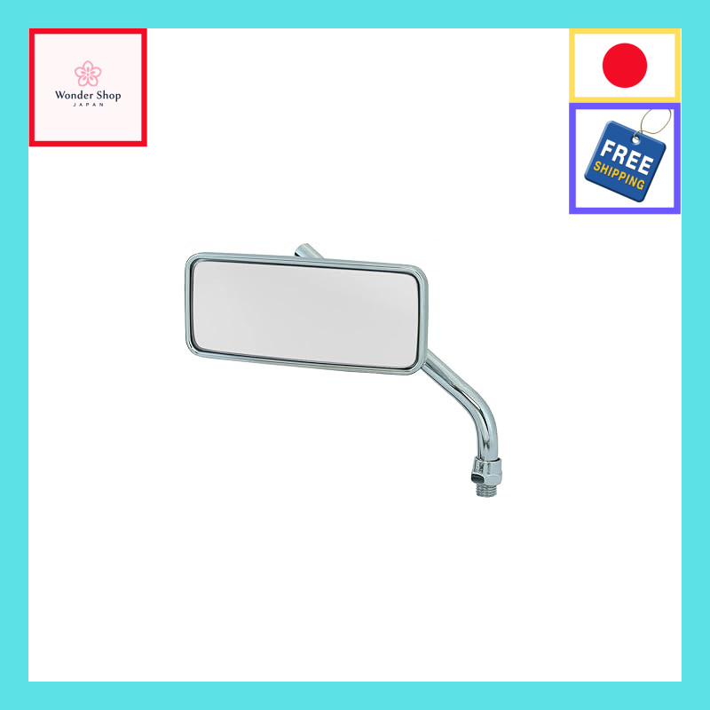 Rétroviseur Moto TANAX APE-101-10 Napoléon – L/R Argent, Montage Guidon 10mm, ABS Et Inox, Fabriqué Au Japon