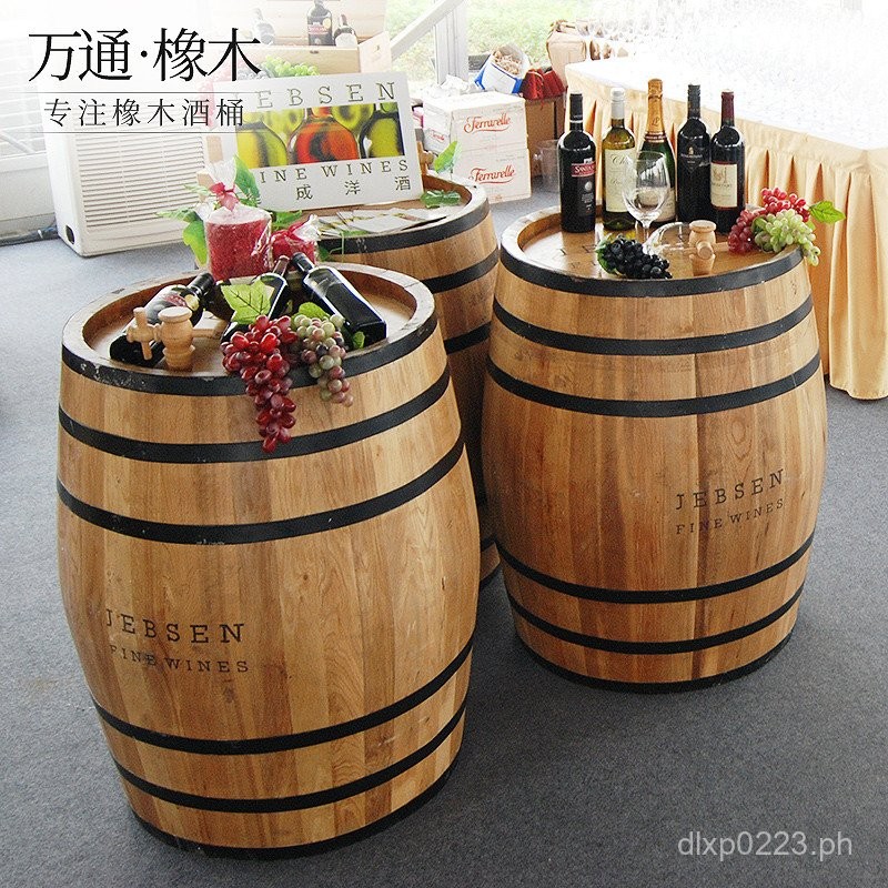 Oak Barrel Solid Wood Oak Barrel Wedding Beer Barrel Decoration Wine ...