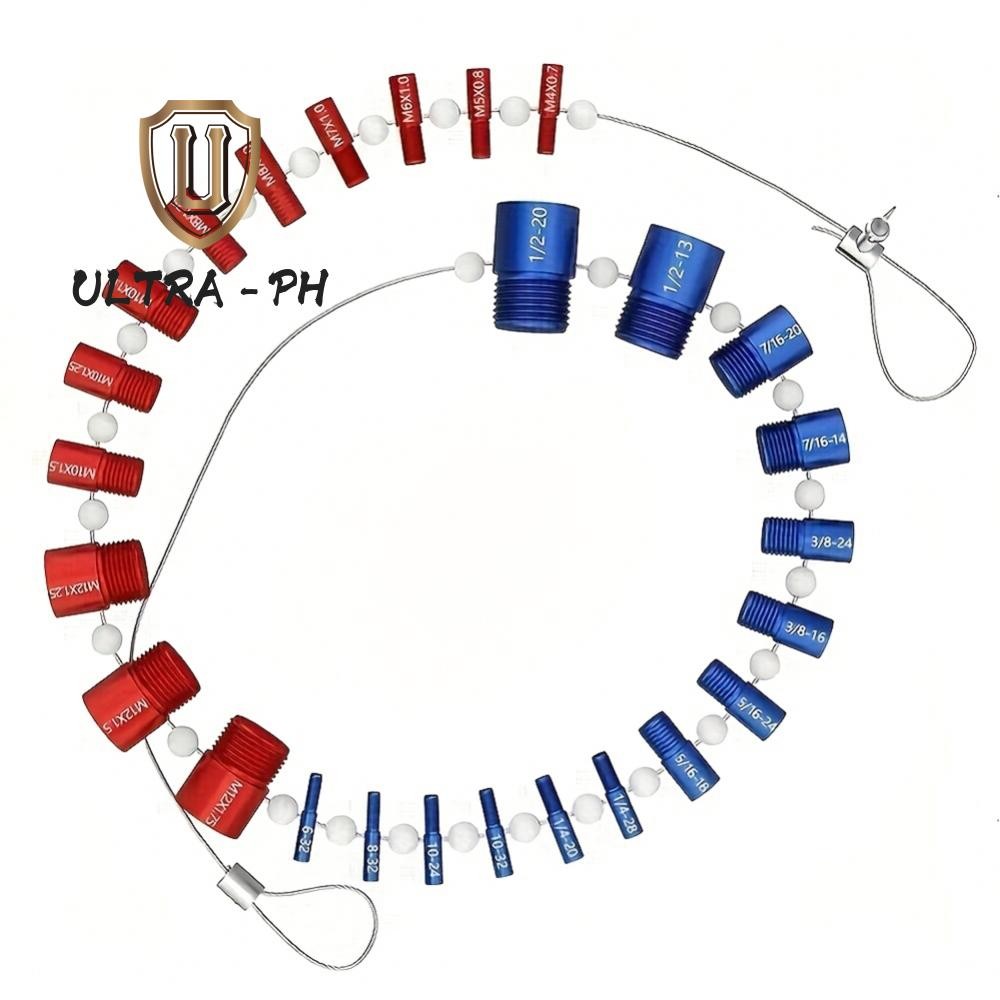 Nut Bolt Gauge Blue Oxide Coating Detachable Wire Loops Double-sided ...