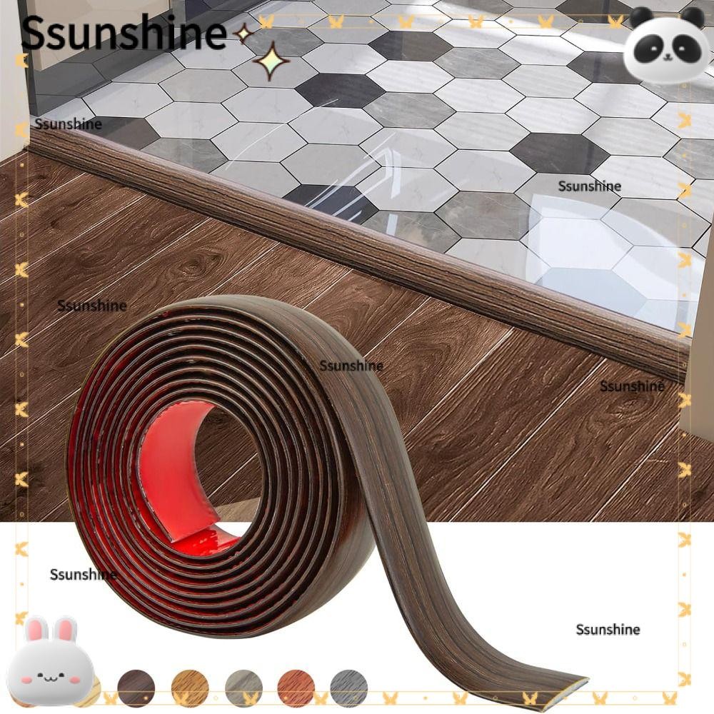 SSUNSHINE Floor Transition Strip, Carpet To Tile Self Adhesive