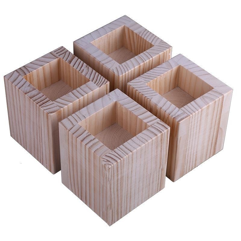 Furniture heightened bed feet solid wood table legs beauty bed
