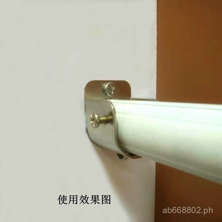 Wardrobe Curtain Rod Bracket Old-Style Fixed Clothes Rack Bracket Roman ...