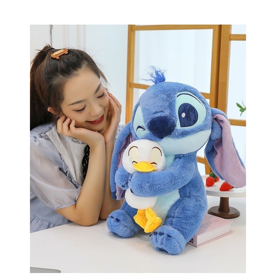 Stitch Hug Duck Doll Baby Doll Stitch Plush Toy Ragdoll Valentine's Day ...