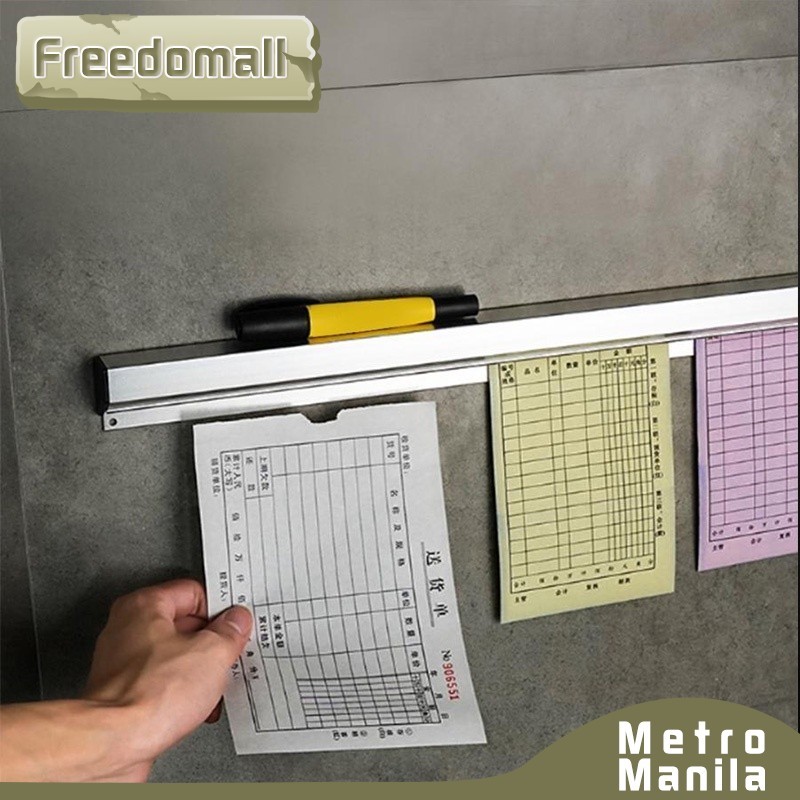 60cmTicket Tab Bill Receipt Hanging Rack Bar Wall Mounted Slide Check ...