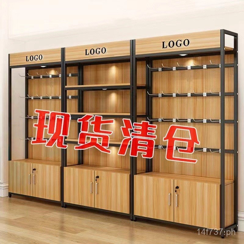 Supermarket Steel Wood Shelf Convenience Store Snack Cosmetics Sample ...
