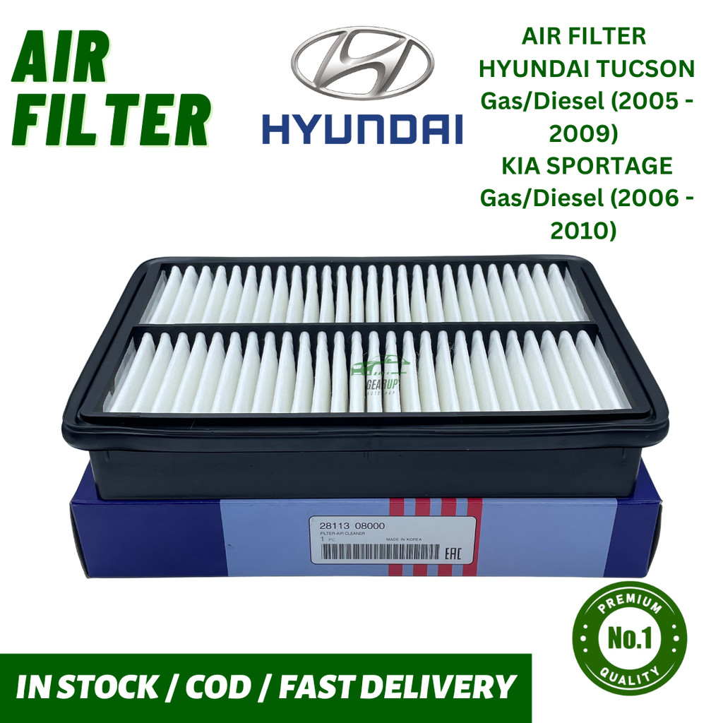 AIR FILTER for HYUNDAI TUCSON Gas/Diesel (2005 - 2009) / KIA SPORTAGE ...