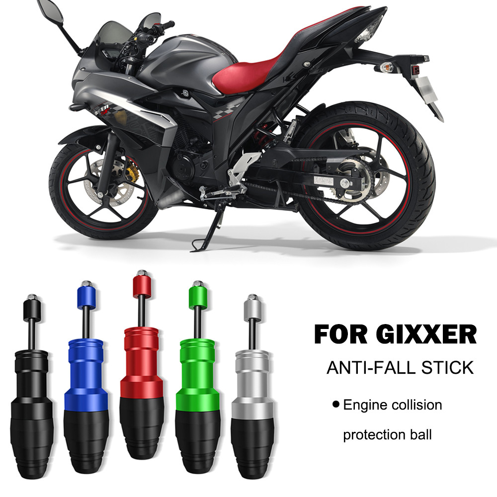 FOR gixxer Motorcycle Anti Falling Rod Scooter Motorbike CNC Aluminum ...