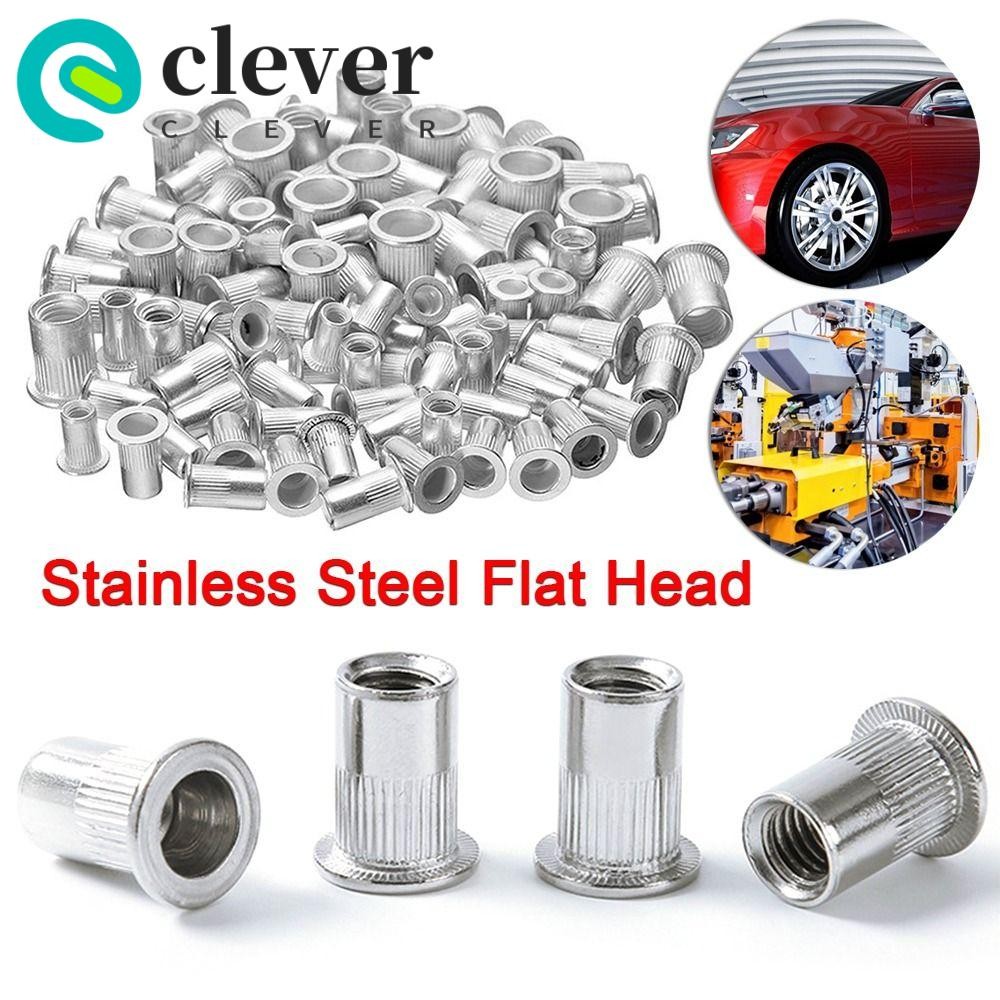 CLEVER 10pcs Stainless Steel Rivnut Metalworking Accessory Rivet Nut M3 ...