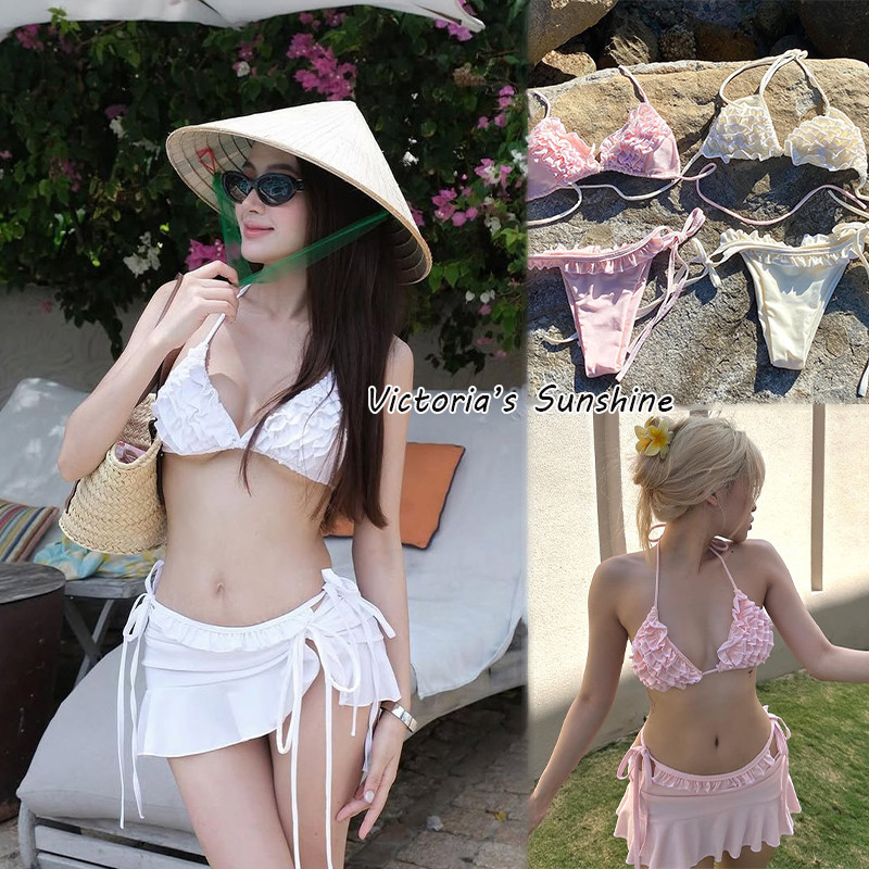 💕Ladies Sexy Beach Bikini Swimsuit 3 Piece Set