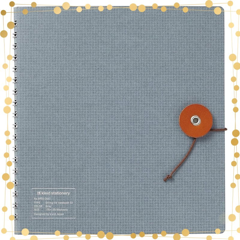 kleid Note String Tie Note 02 Square Type 2mm Grid Gray 8954 kleid Note ...