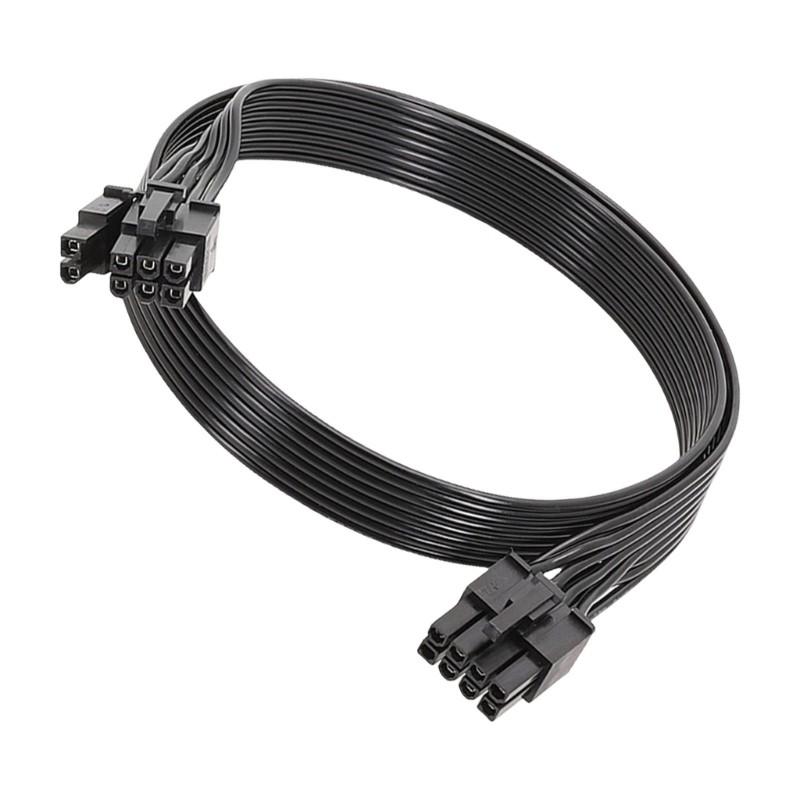 ROX Secure Connection 8Pin to 6+2 Pin Male GPU Power Cable for GPU ...