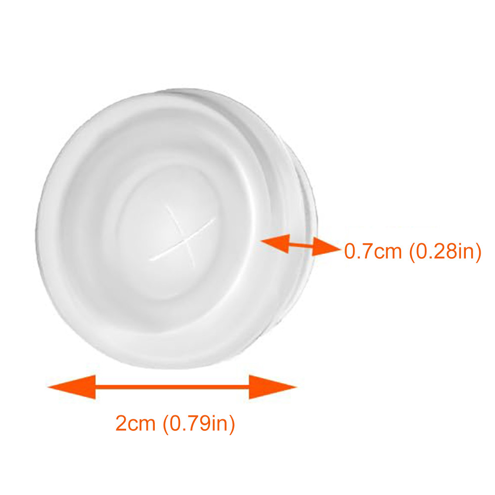 [vighplus.ph] 6Pcs Dispensing Valve Silicone Valve&Plastic Insert for