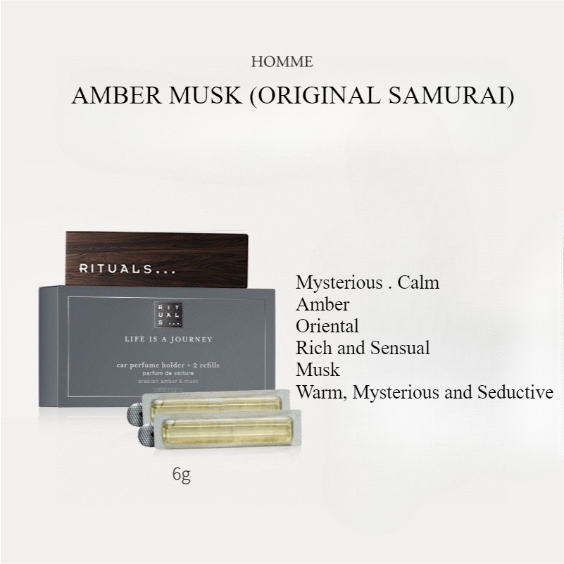 Perfume Activated Rituals Life Is A Journey Samurai Car Perfume