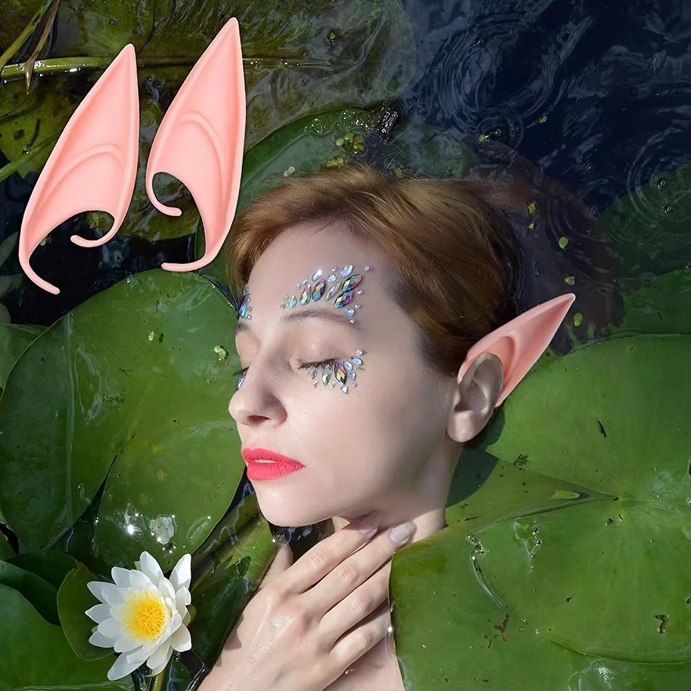 COD 1 Pair Halloween Elf Ears - Angel Elven Latex Ears - Masquerade ...